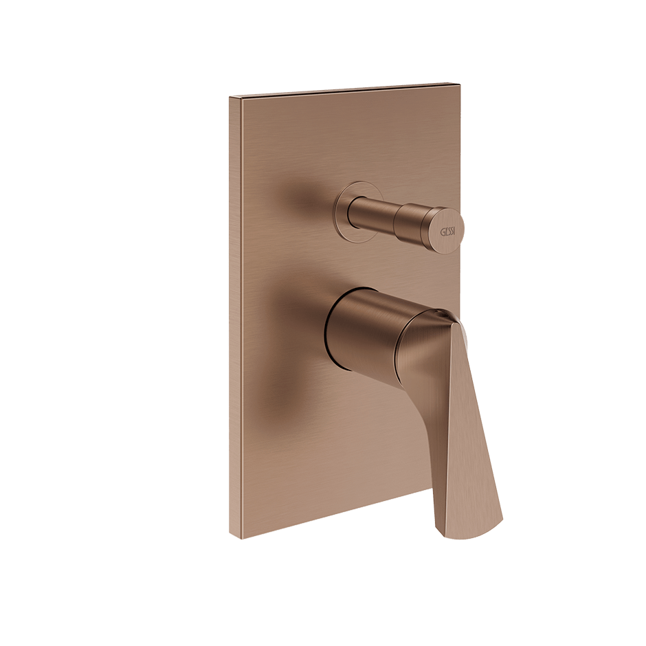 Gessi Shower Mixer 72079 in Copper Brushed Pvd