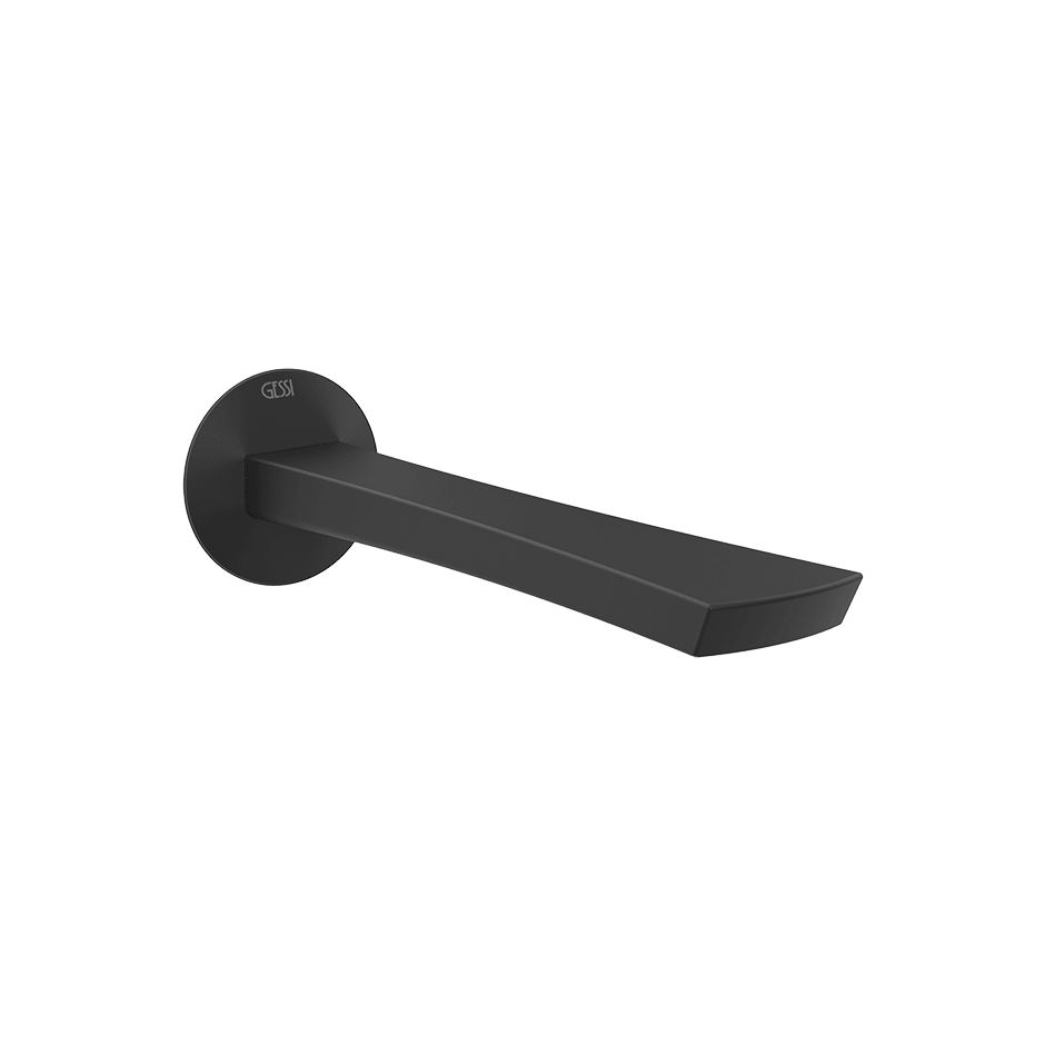 Gessi Basin Spout 72102 in Matte Black