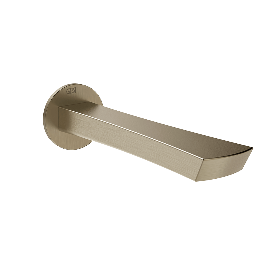 Gessi Bath Spout 72103 in Finox Brushed Nickel