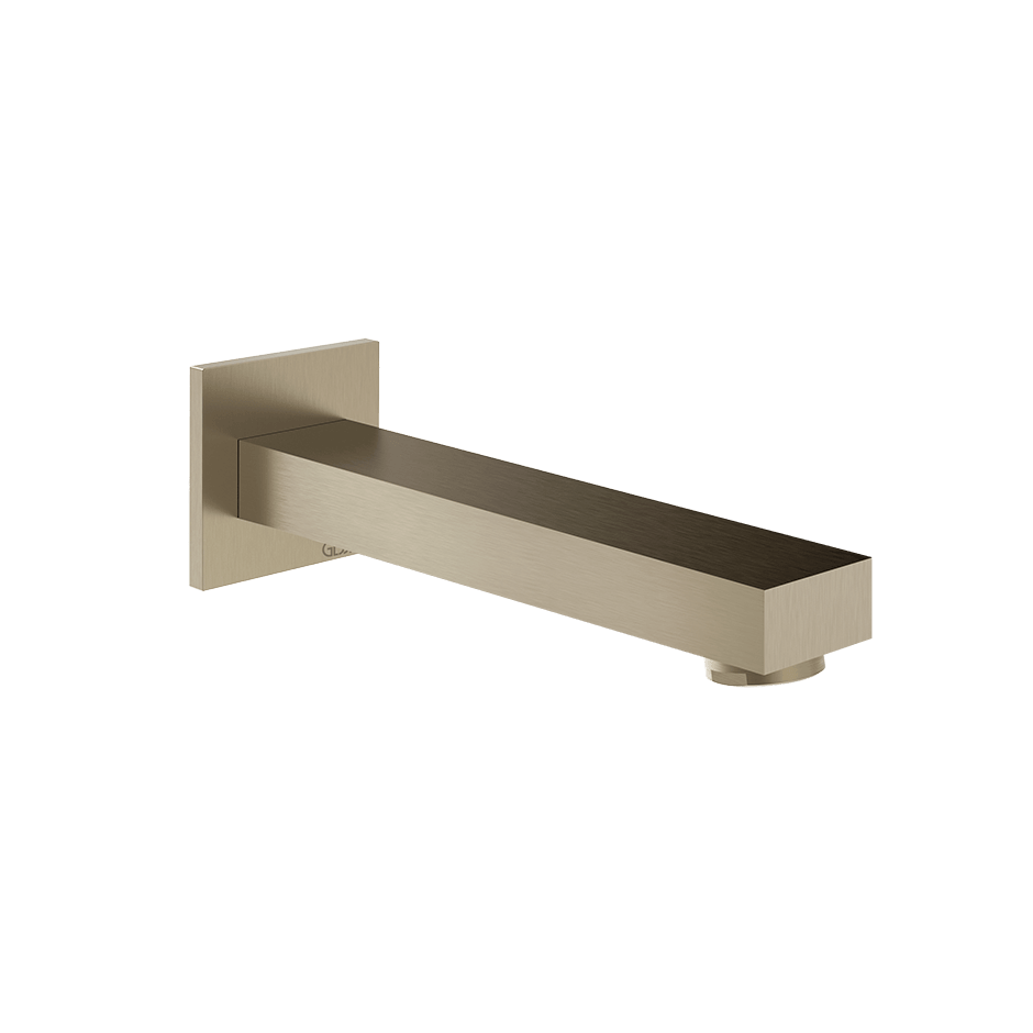 Gessi Bath Spout 73103 in Finox Brushed Nickel