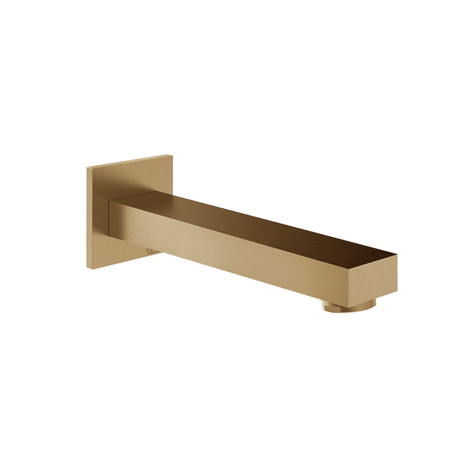 Gessi Bath Spout 73103 in Warm Bronze Br. Pvd