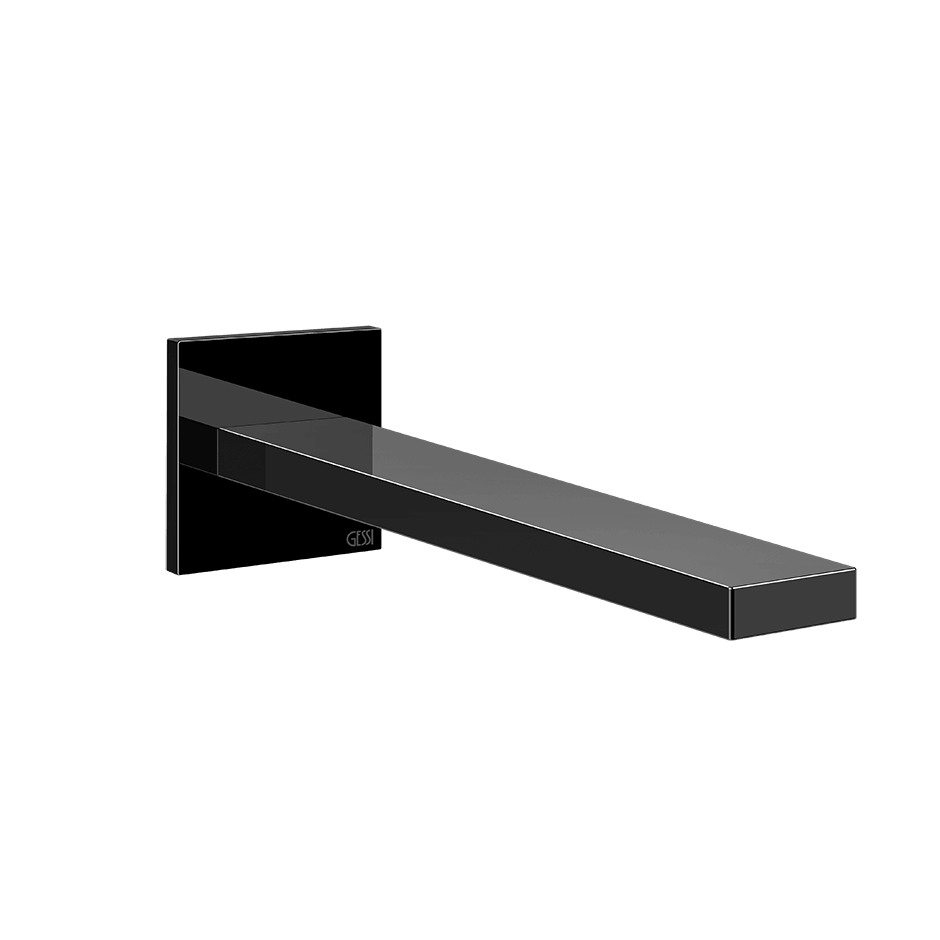 Gessi Basin Spout 73104 in Black Metal Pvd