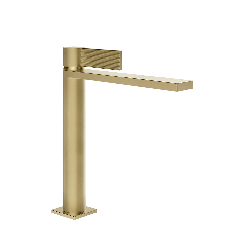 Gessi Washbasin Mixer 73506 in Brass Brushed Pvd