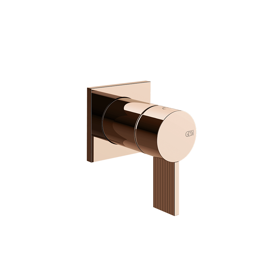 Gessi Shower Mixer 73519 in Copper Pvd