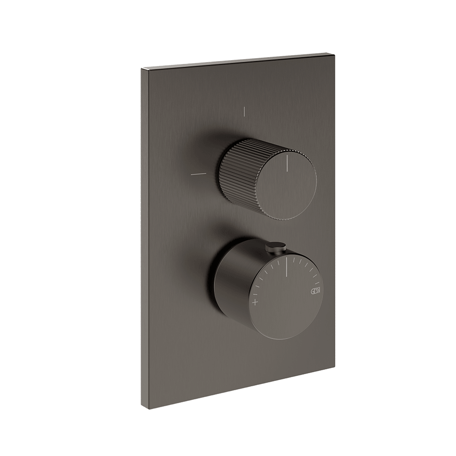 Gessi Shower Mixer 73535 in Black Metal Br. Pvd