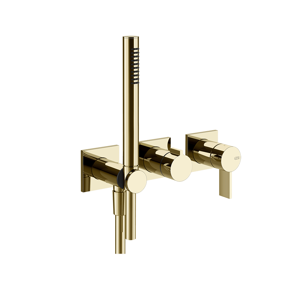 Gessi Shower Mixer 73536 in Brass Pvd