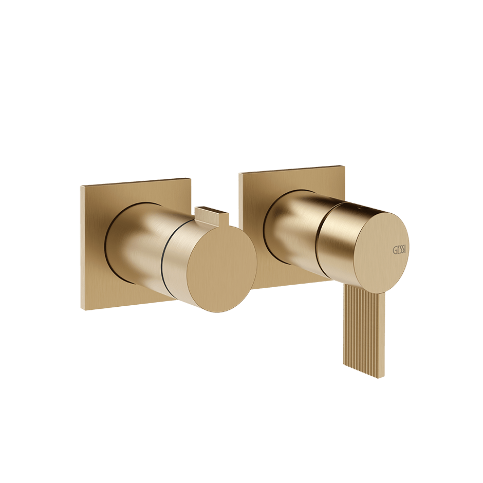 Gessi Shower Mixer 73538 in Warm Bronze Br. Pvd