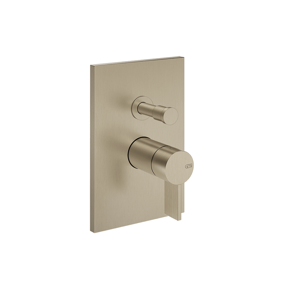 Gessi Shower Mixer 73579 in Finox Brushed Nickel