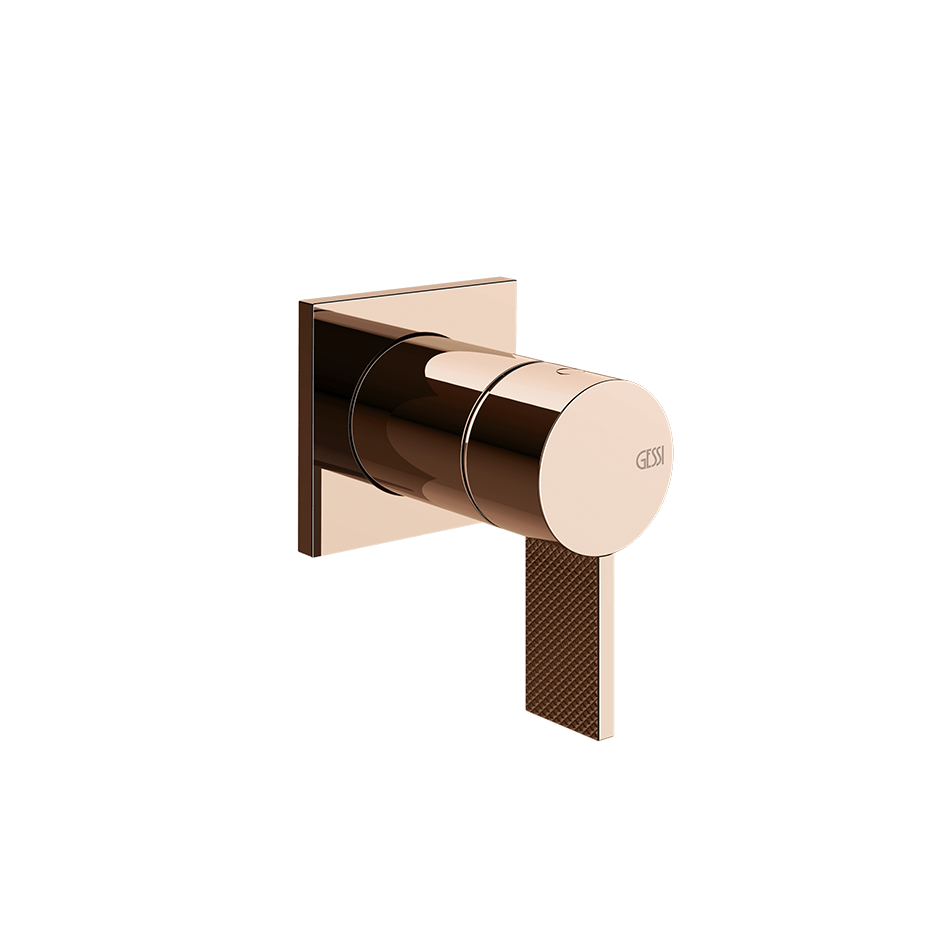 Gessi Shower Mixer 73619 in Copper Pvd