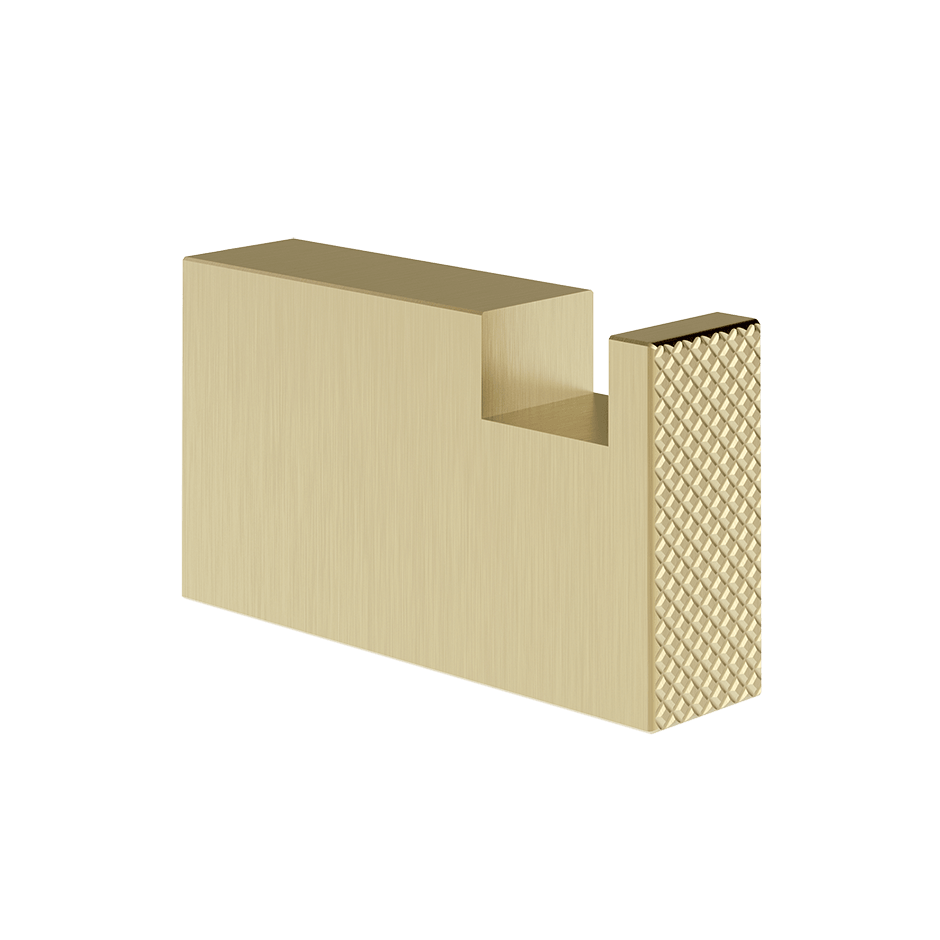 Gessi Robe Hook 73621 in Brass Brushed Pvd