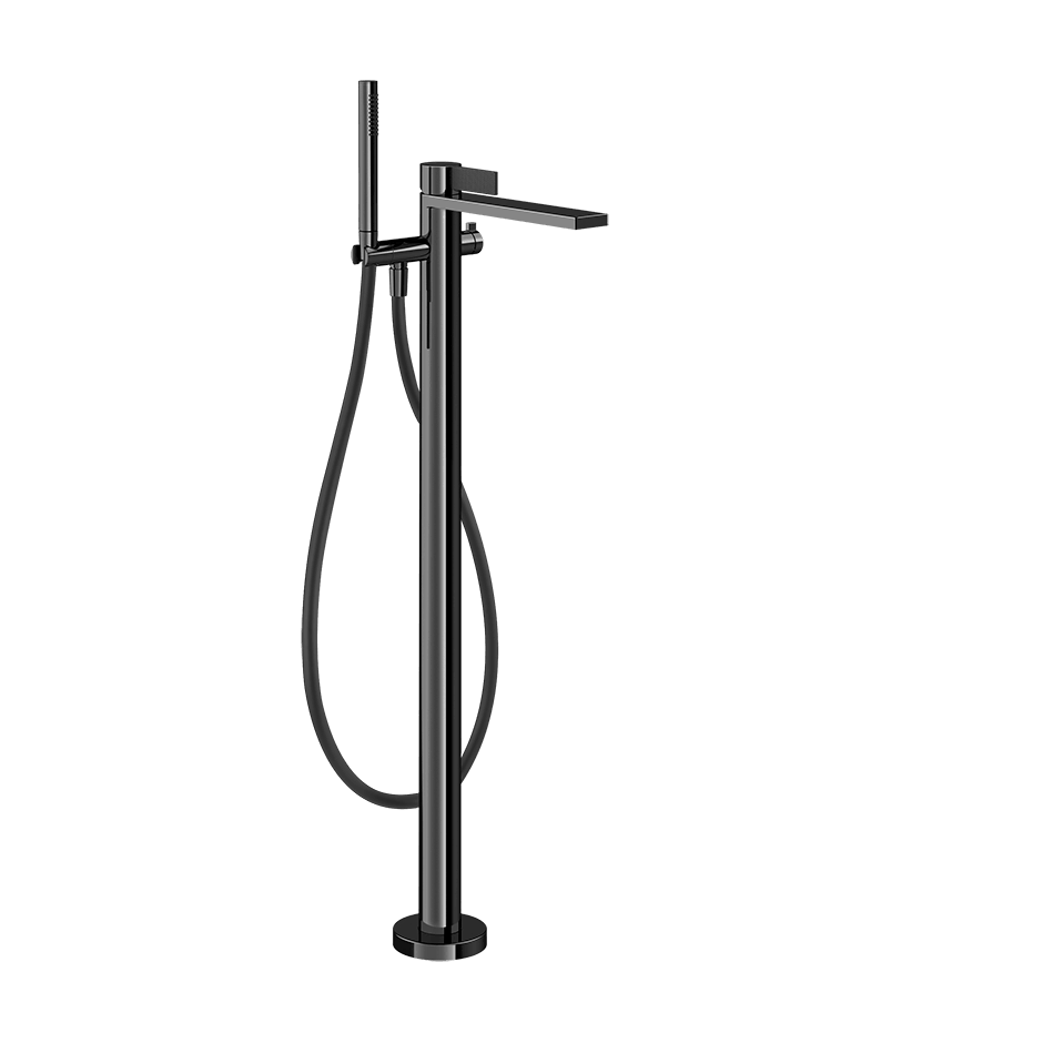 Gessi Bath Mixer 73628 in Black Metal Pvd
