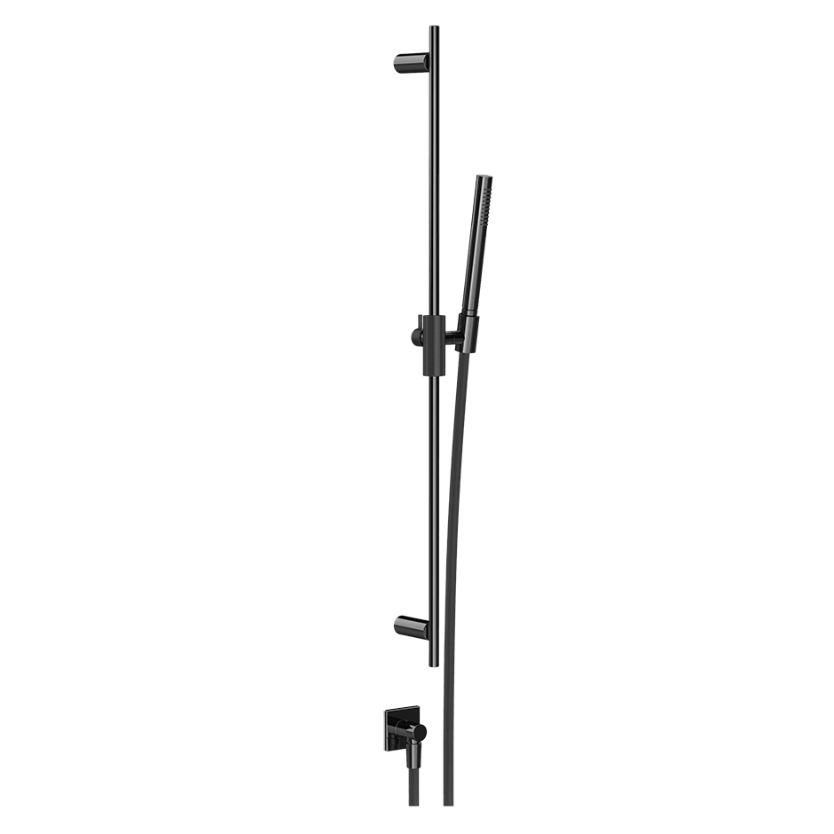 Gessi Sliding Rail 73641 in Black Metal Pvd