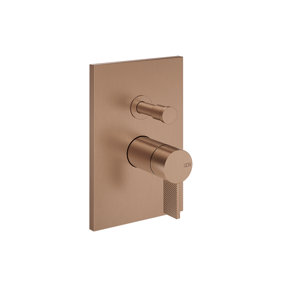 Gessi Shower Mixer 73679 in Copper Brushed Pvd