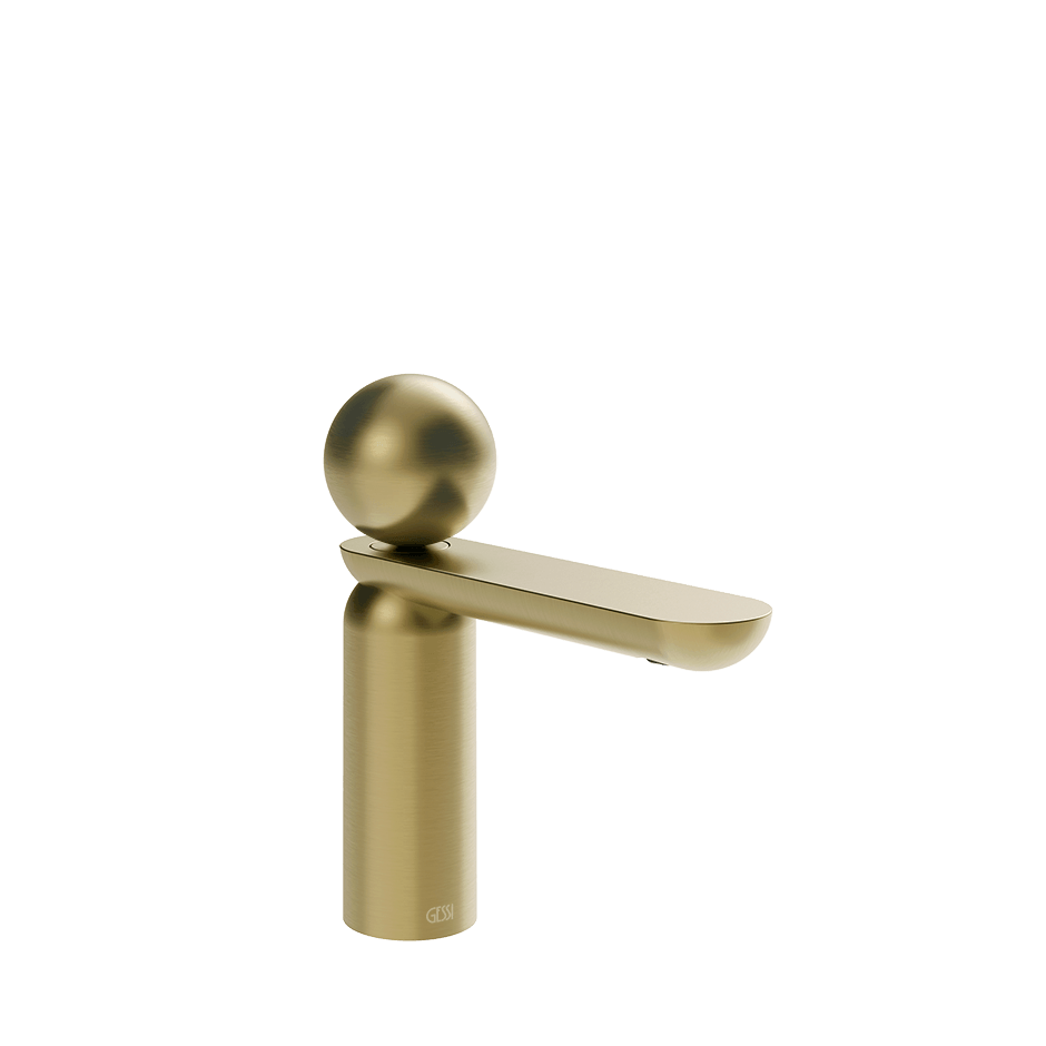 Gessi Washbasin Mixer 74002 in Brass Brushed Pvd