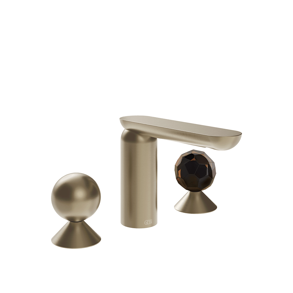 Gessi Washbasin Group 74025 in Finox Brushed Nickel