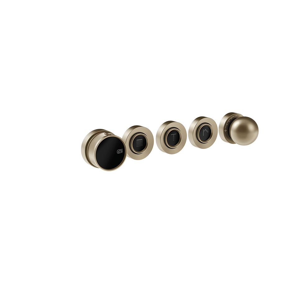 Gessi Shower Mixer 74034 in Finox Brushed Nickel