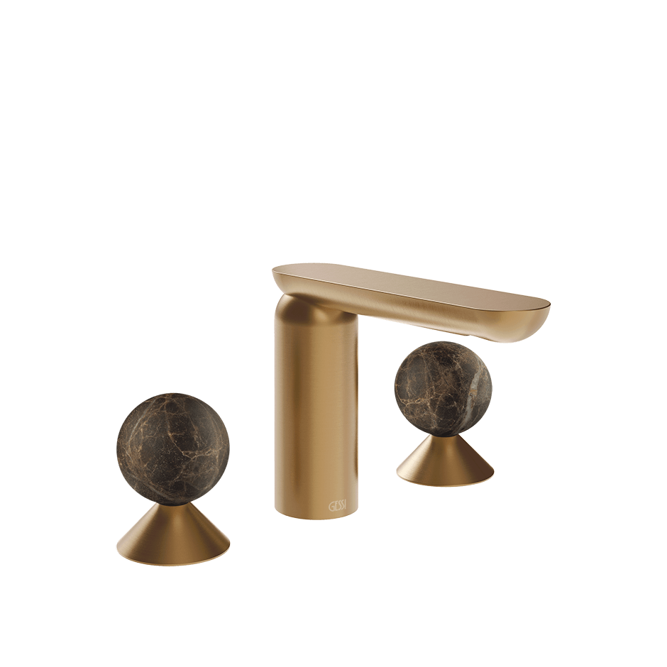 Gessi Washbasin Group 74115 in Warm Bronze Br. Pvd