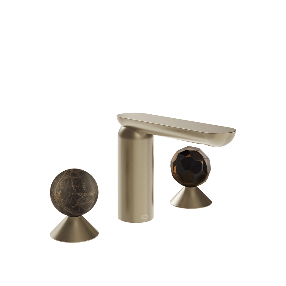 Gessi Washbasin Group 74125 in Finox Brushed Nickel