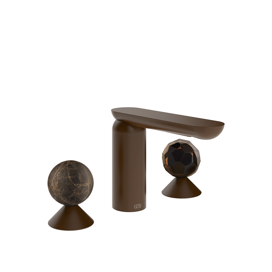 Gessi Washbasin Group 74125 in Dark Bronze