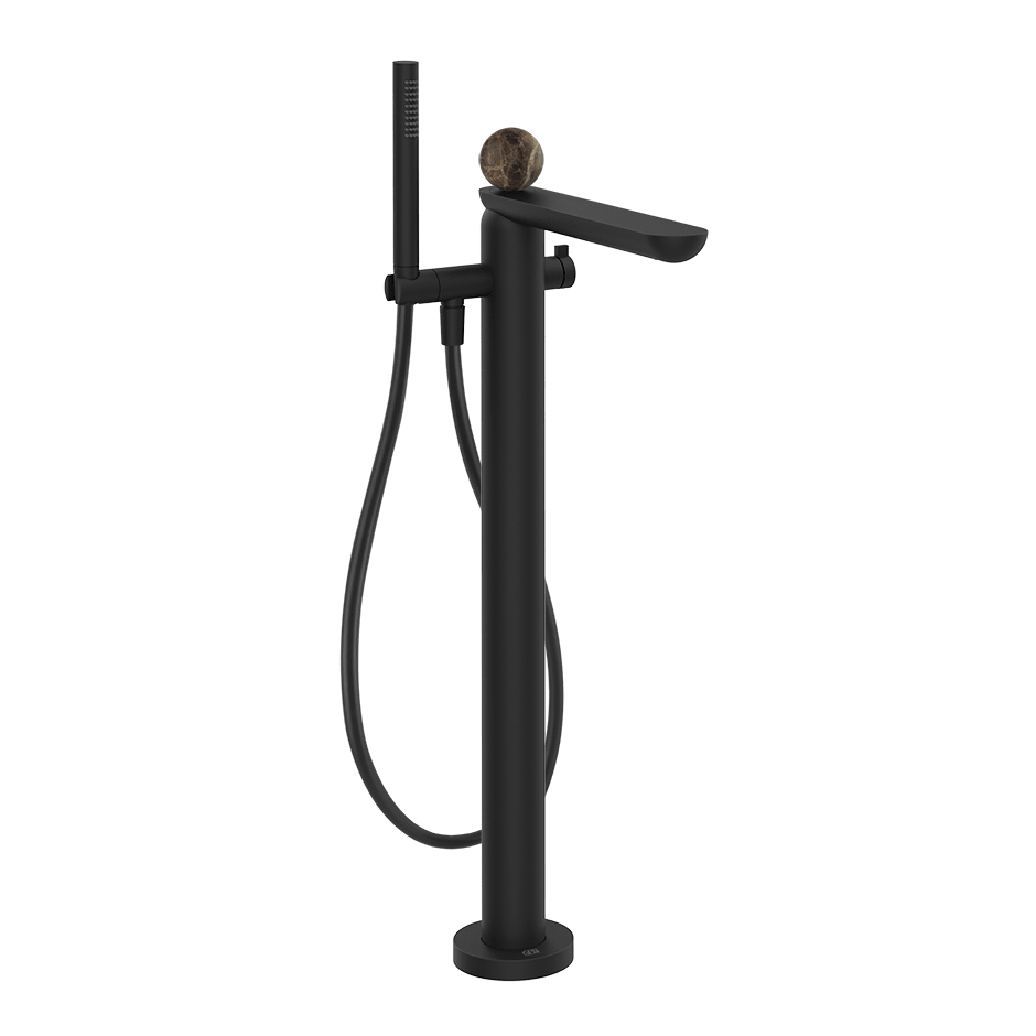 Gessi Bath Mixer 74129 in Matte Black