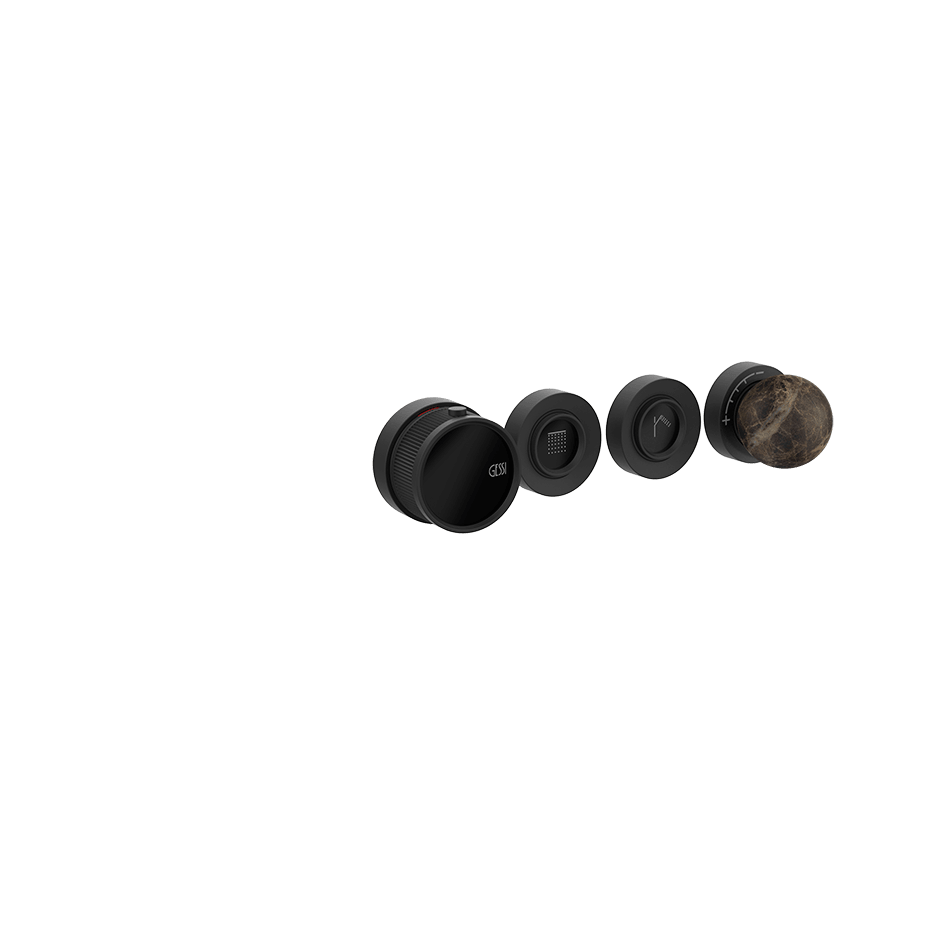 Gessi Shower Mixer 74132 in Matte Black
