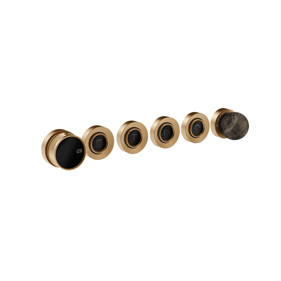 Gessi Shower Mixer 74136 in Warm Bronze Br. Pvd