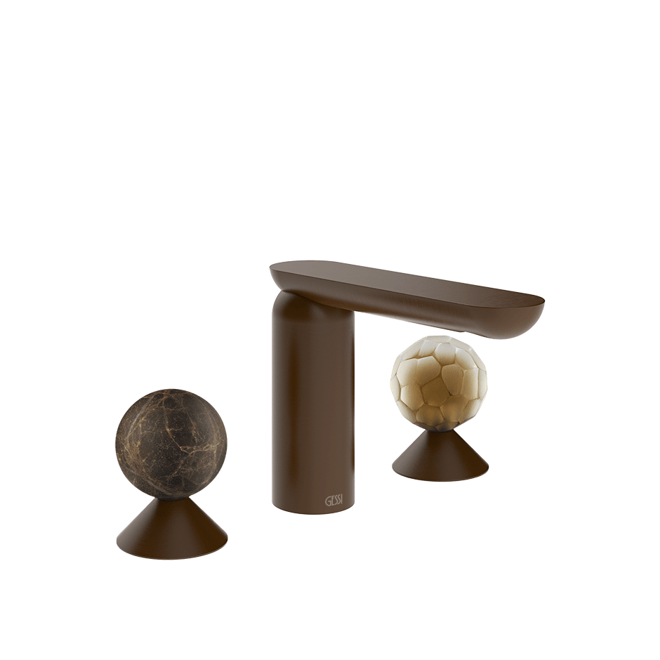 Gessi Washbasin Group 74145 in Dark Bronze