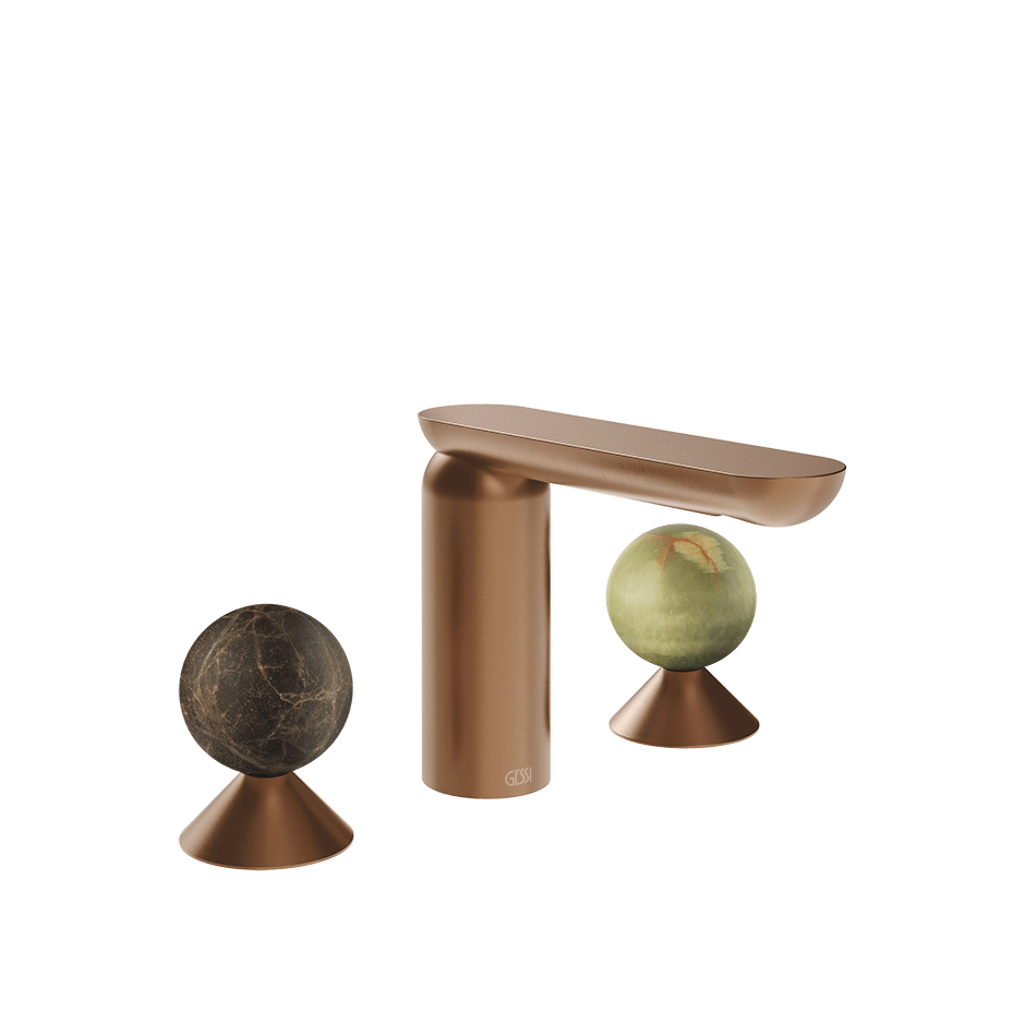 Gessi Washbasin Group 74155 in Copper Brushed Pvd