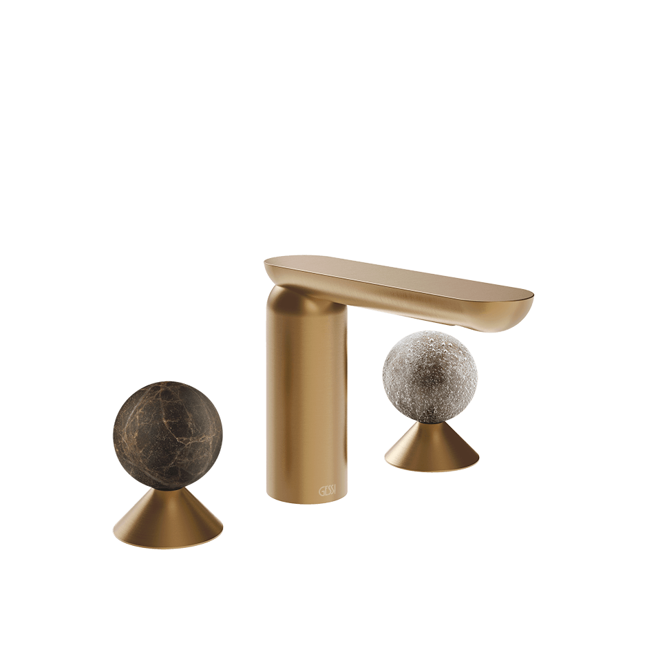 Gessi Washbasin Group 74165 in Warm Bronze Br. Pvd