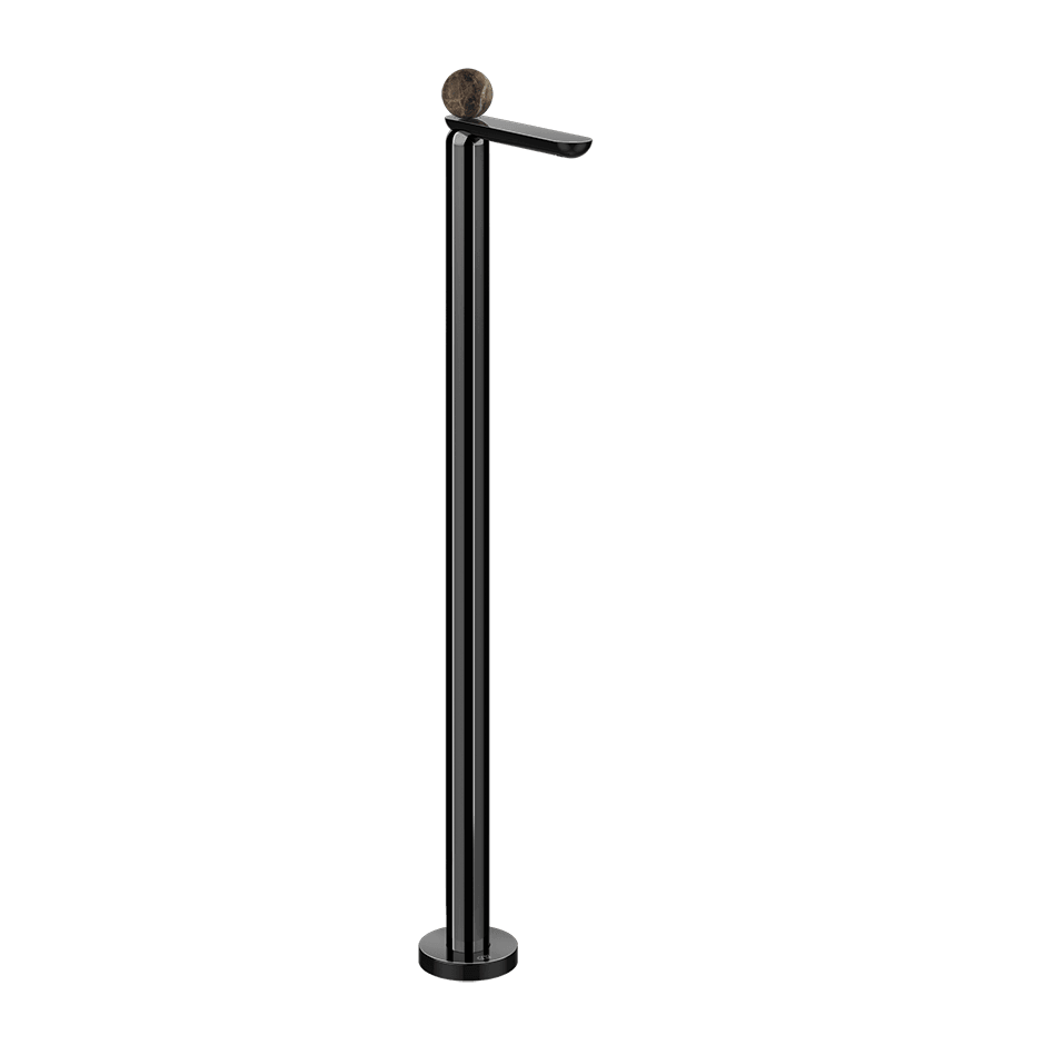 Gessi Washbasin Mixer 74195 in Black Metal Pvd