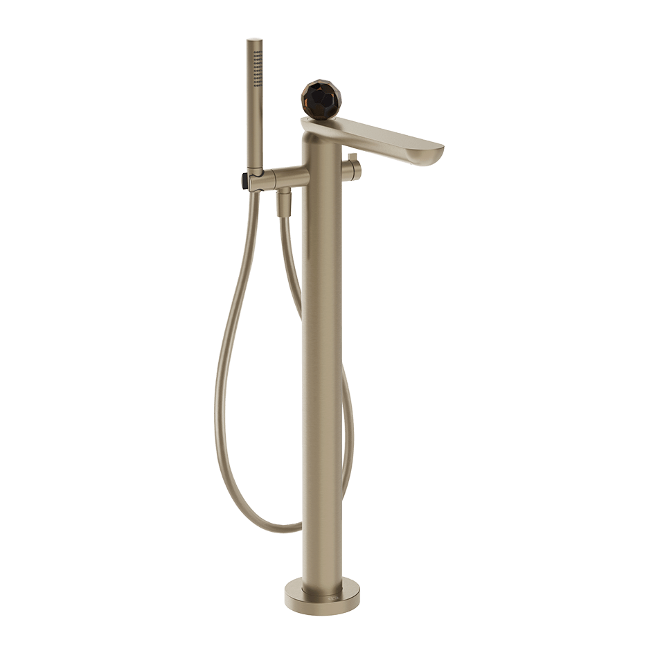 Gessi Bath Mixer 74229 in Finox Brushed Nickel