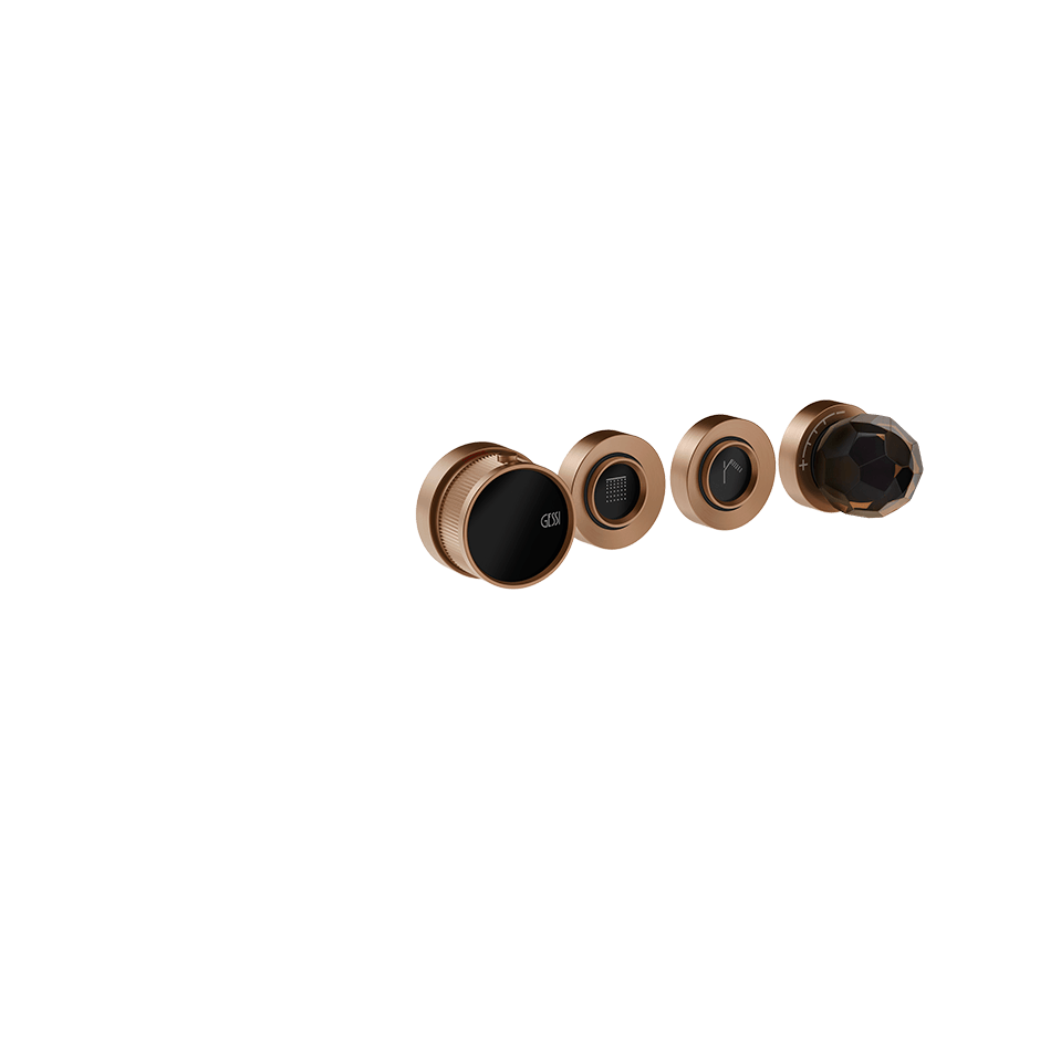 Gessi Shower Mixer 74232 in Copper Brushed Pvd