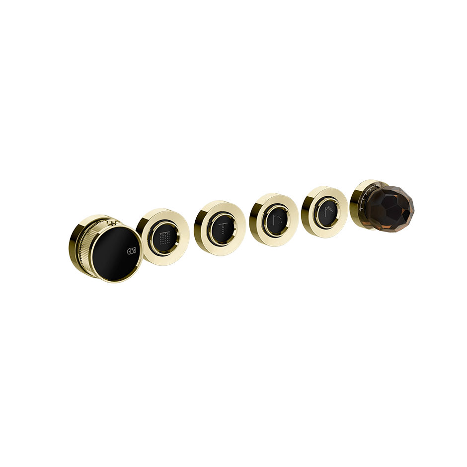 Gessi Shower Mixer 74236 in Brass Pvd