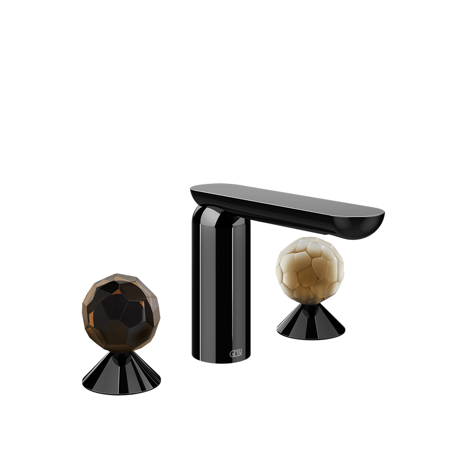 Gessi Washbasin Group 74245 in Black Metal Pvd
