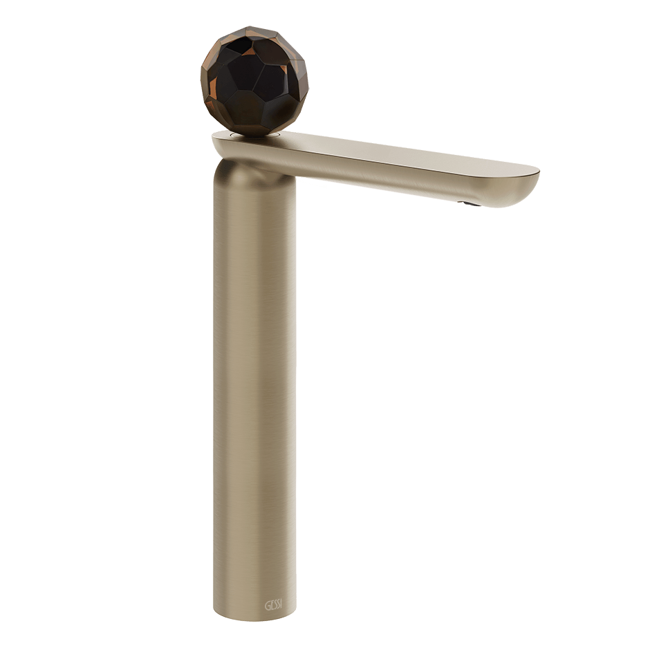 Gessi Washbasin Mixer 74253 in Finox Brushed Nickel