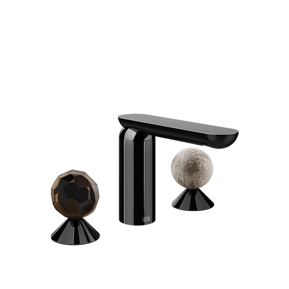 Gessi Washbasin Group 74265 in Black Metal Pvd