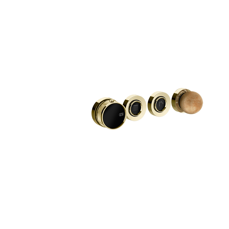 Gessi Shower Mixer 74332 in Brass Pvd