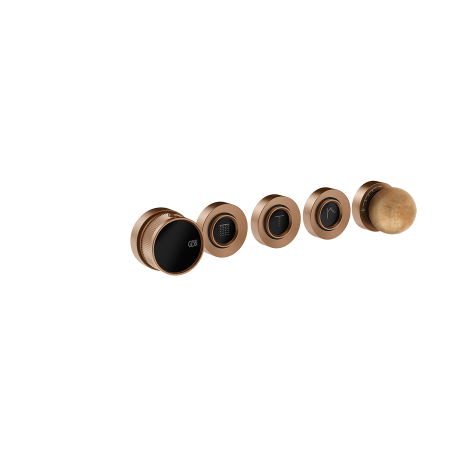 Gessi Shower Mixer 74334 in Copper Brushed Pvd