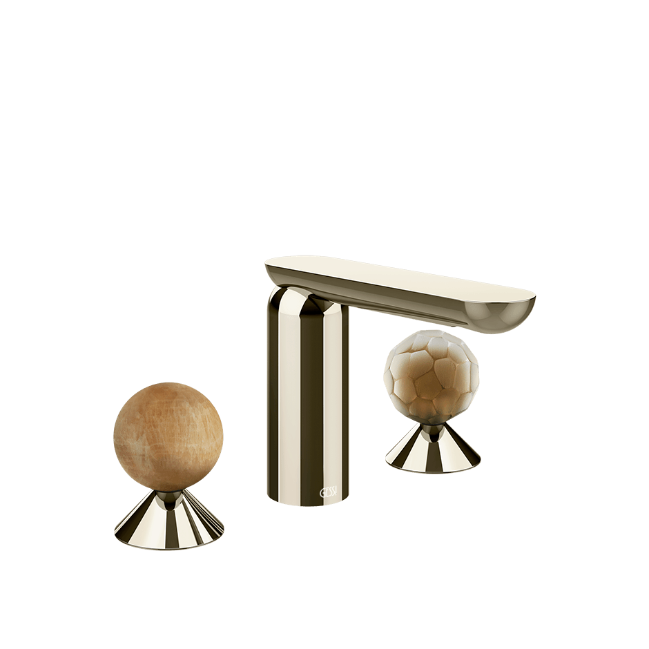Gessi Washbasin Group 74345 in Nickel Pvd