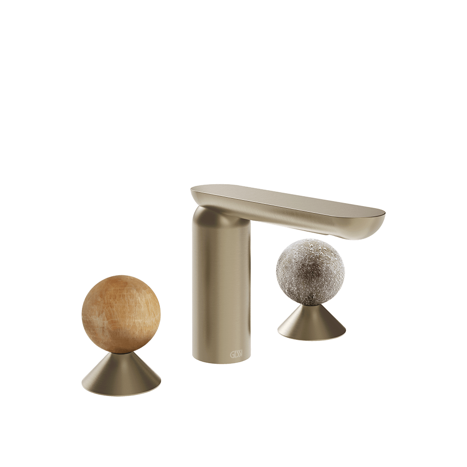 Gessi Washbasin Group 74365 in Finox Brushed Nickel
