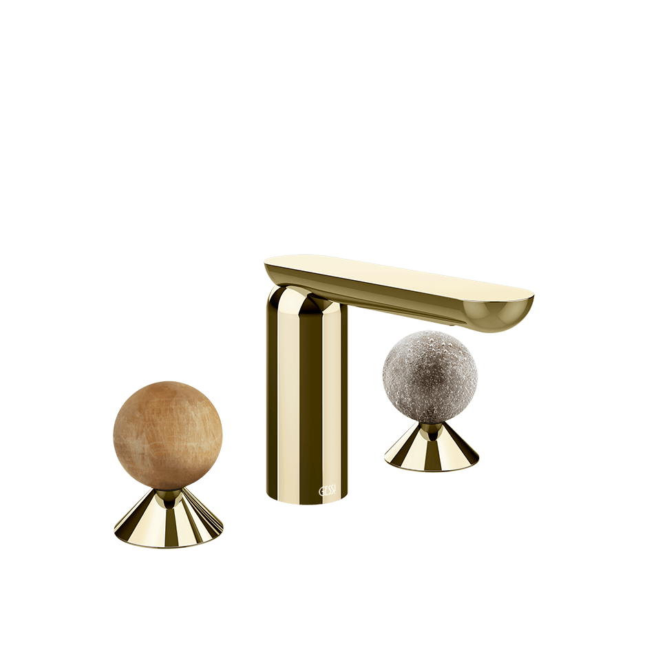 Gessi Washbasin Group 74365 in Brass Pvd
