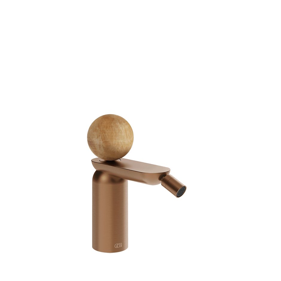 Gessi Bidet Mixer 74368 in Copper Brushed Pvd