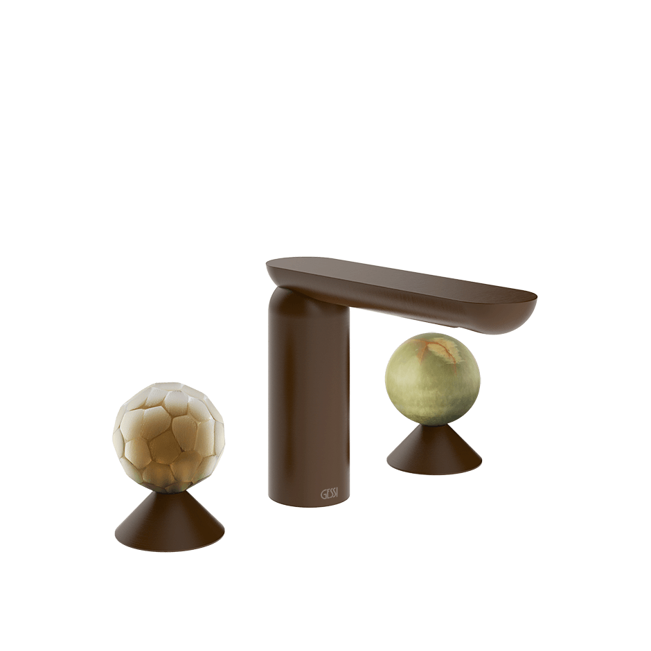 Gessi Washbasin Group 74455 in Dark Bronze