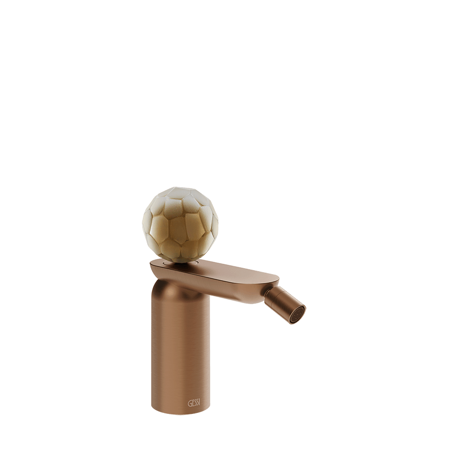 Gessi Bidet Mixer 74468 in Copper Brushed Pvd