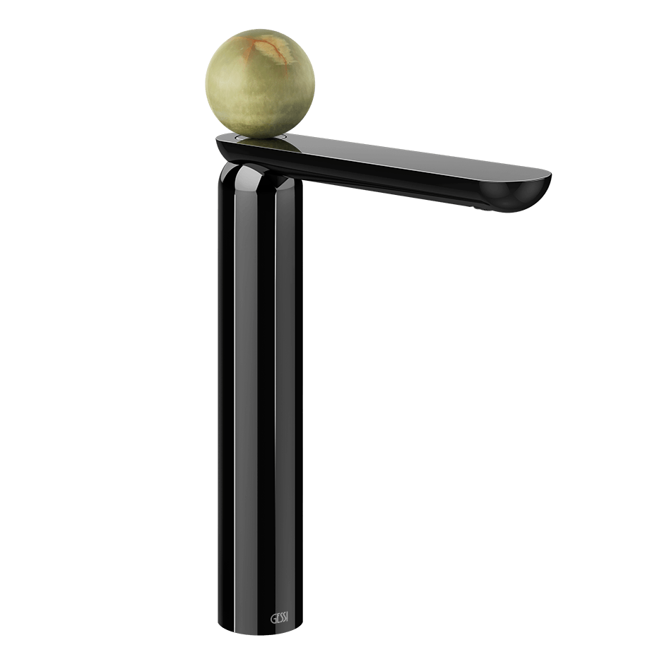 Gessi Washbasin Mixer 74553 in Black Metal Pvd