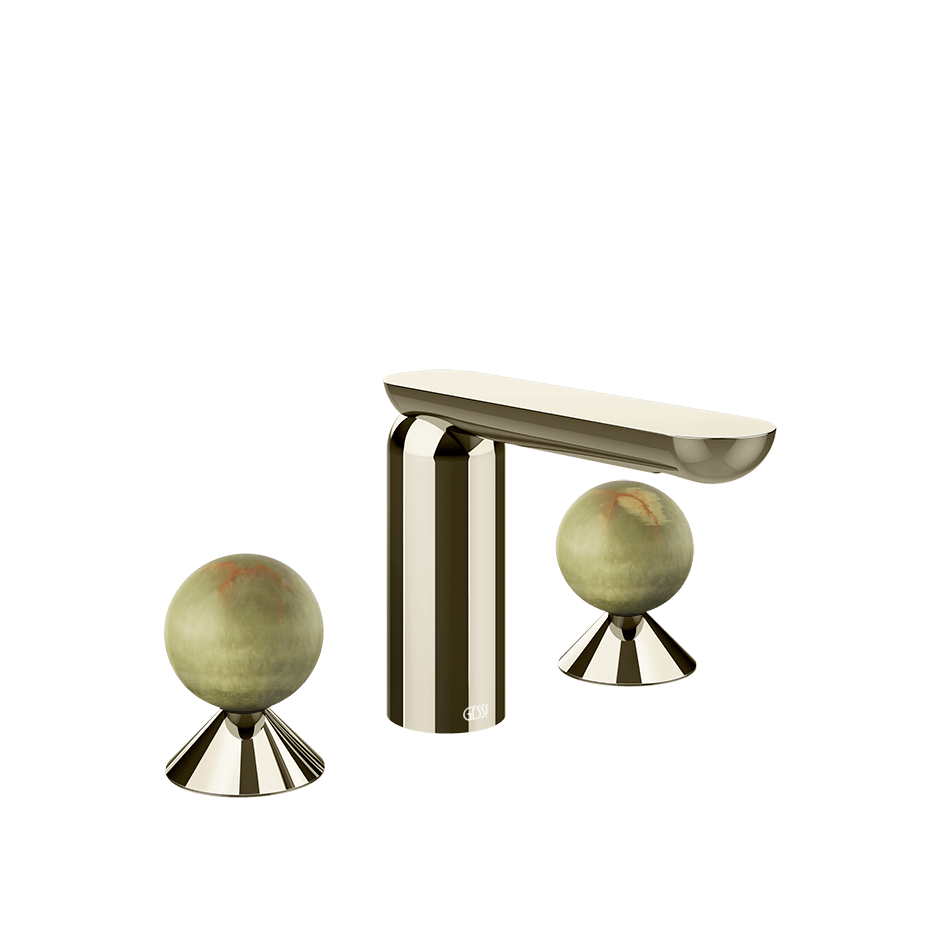 Gessi Washbasin Group 74555 in Nickel Pvd