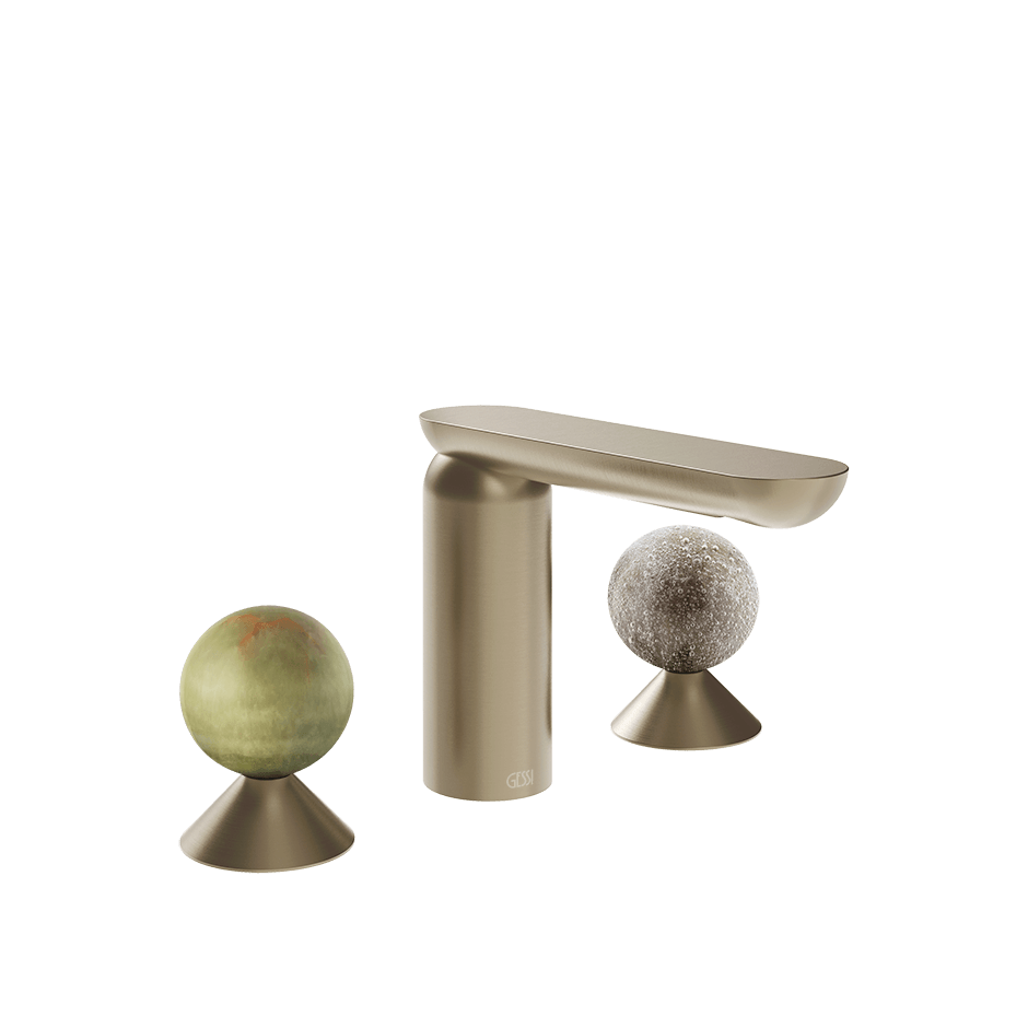Gessi Washbasin Group 74565 in Finox Brushed Nickel