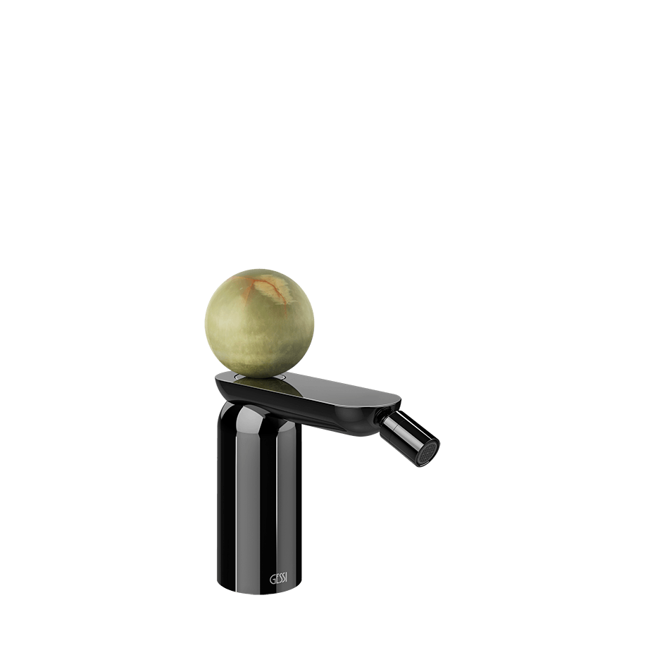 Gessi Bidet Mixer 74567 in Black Metal Pvd