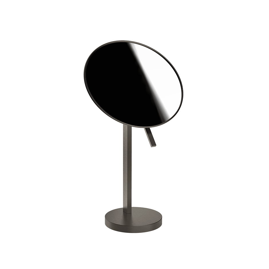 Gessi Cosmetic Mirror 74573 in Black Metal Br. Pvd
