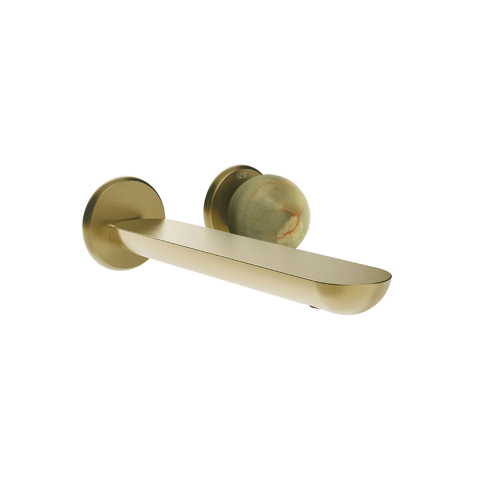 Gessi Washbasin Mixer 74588 in Brass Brushed Pvd